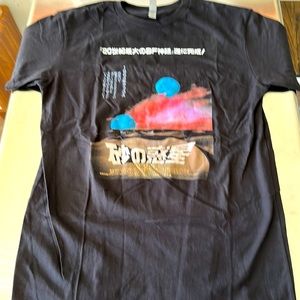 Dune (film) - Japanese Movie Poster T-Shirt. Black, medium.